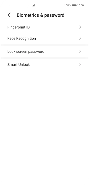 Press Fingerprint ID.