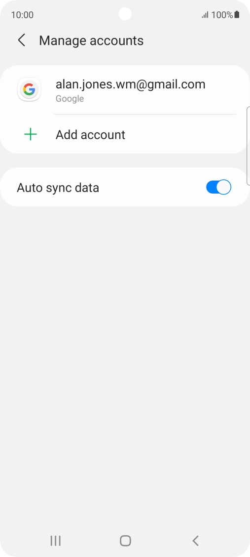 Press the Home key to return to the home screen.
