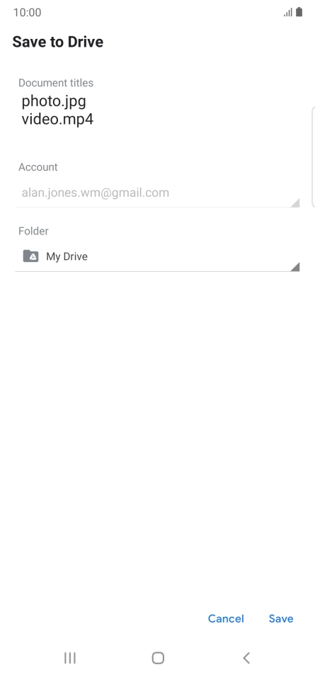 Press the field below 