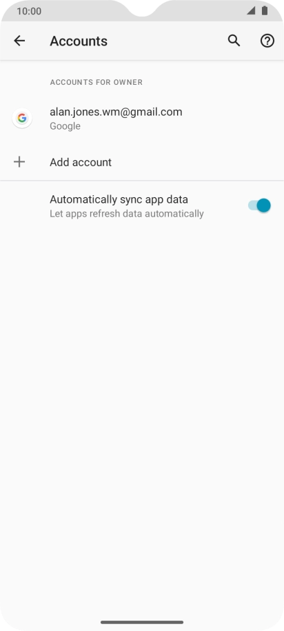 Slide your finger upwards starting from the bottom of the screen to return to the home screen.