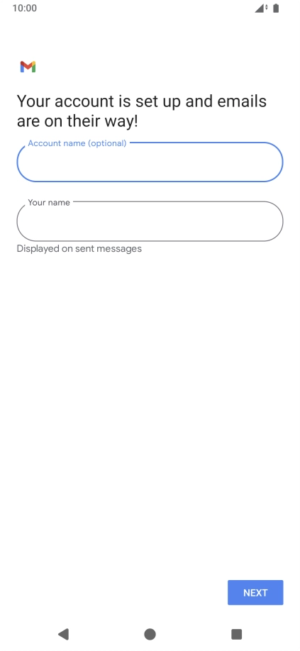 Press the field below 