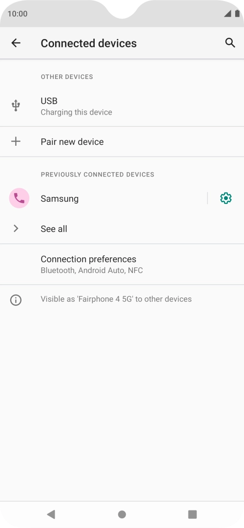 Press the Home key to return to the home screen.