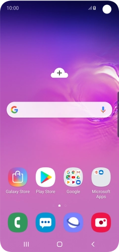 When the battery charging icon is displayed, charging is in progress.