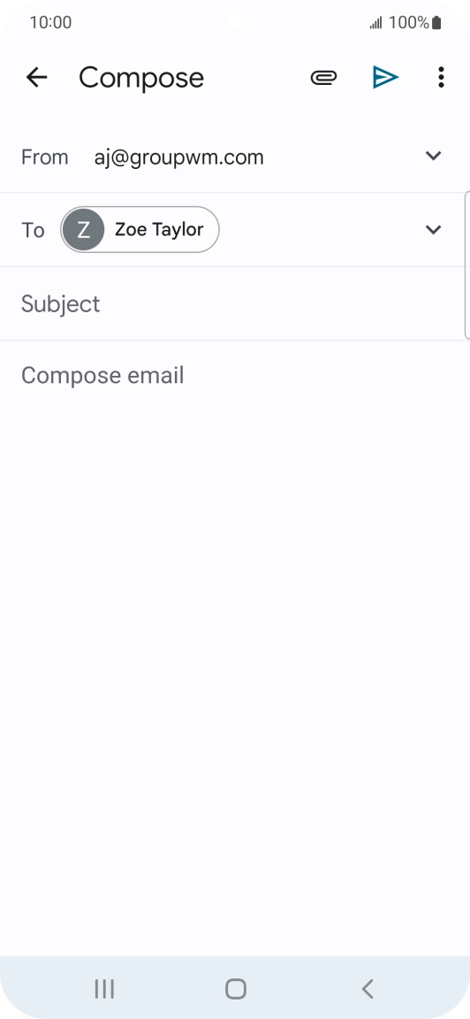 Press Subject and key in the required subject.
