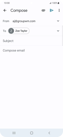 Press Subject and key in the required subject.