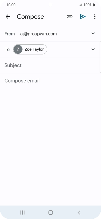Press Subject and key in the required subject.