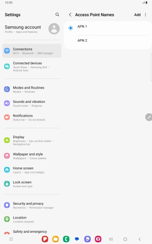 Press the Home key to return to the home screen.