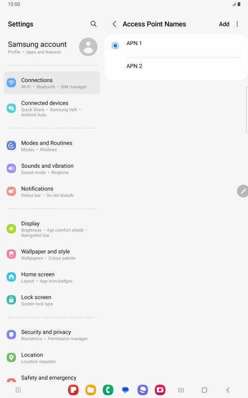 Press the Home key to return to the home screen.