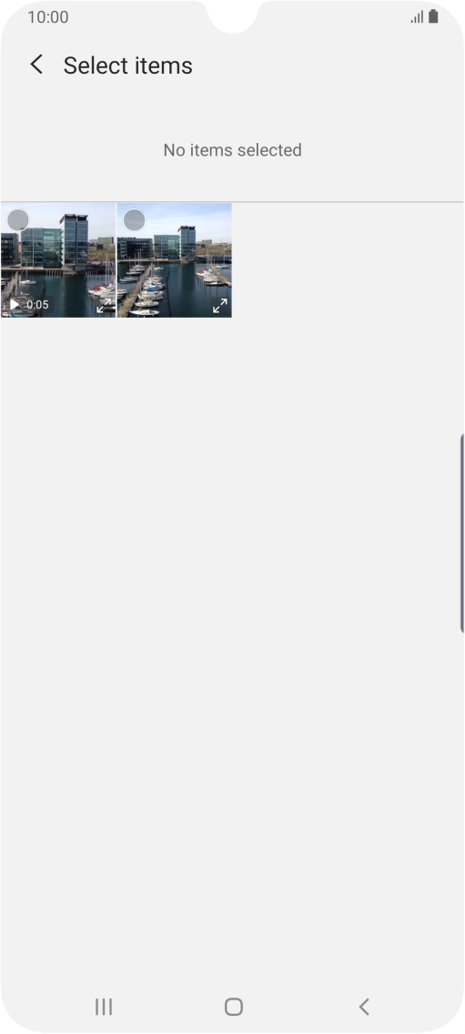 Press the required picture.