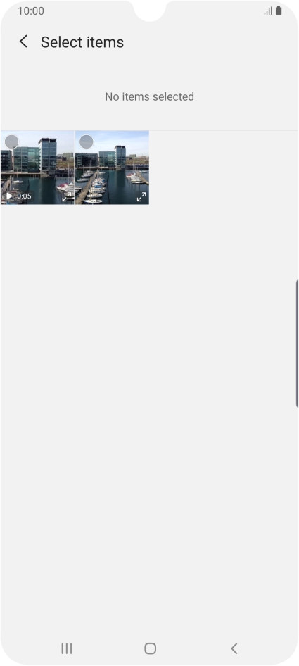 Press the required picture.