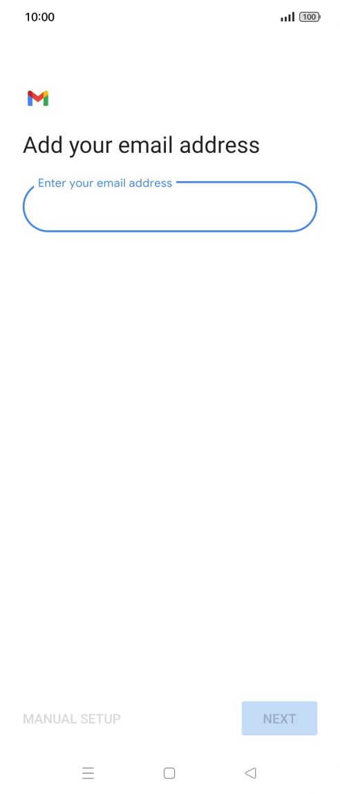 Press the field below 