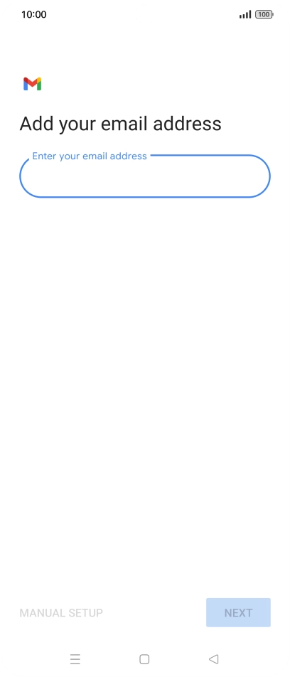 Press the field below 