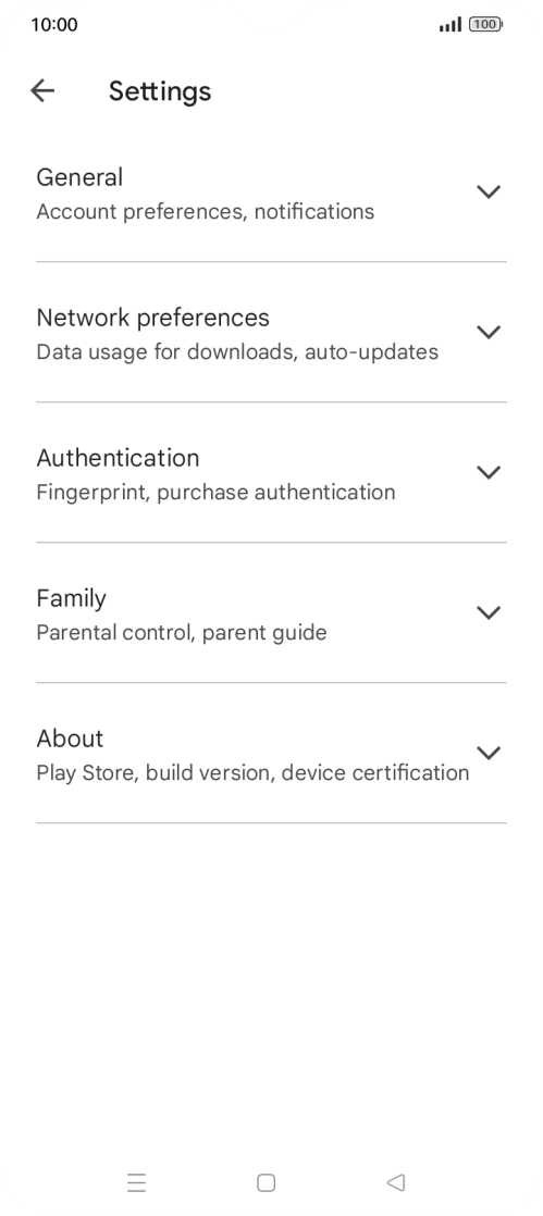 Press Network preferences.