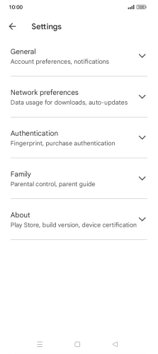 Press Network preferences.