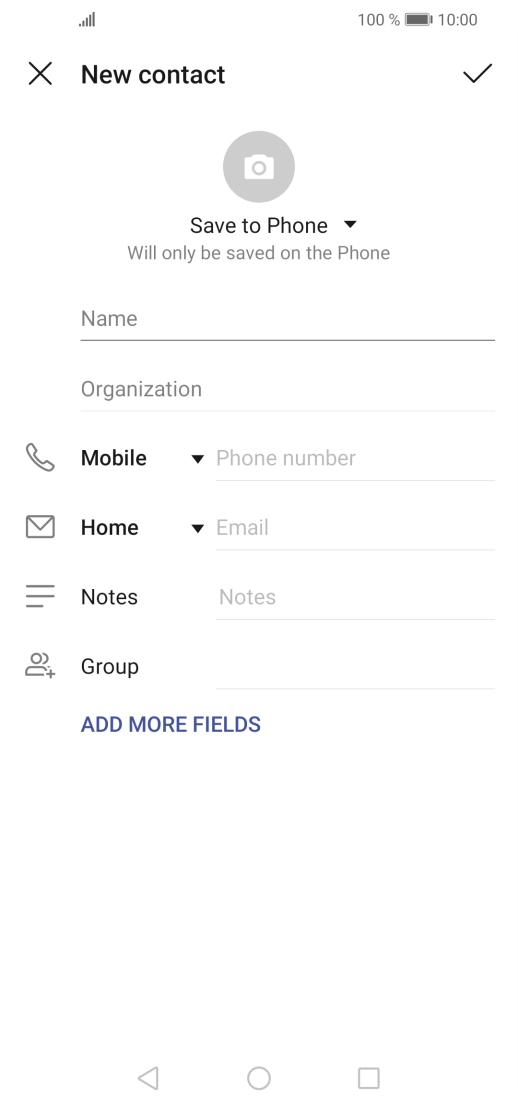 Press the address book drop down list.