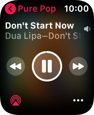 Press arrow left to return to the list.