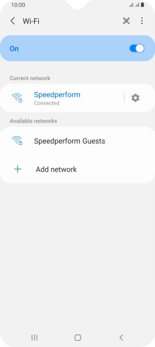 Press the Home key to return to the home screen.