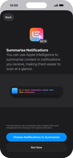 If you turn on the function, follow the instructions on the screen to select more settings.