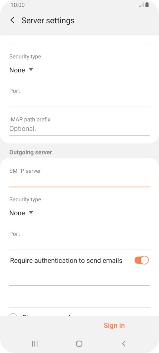 Press the drop down list below 