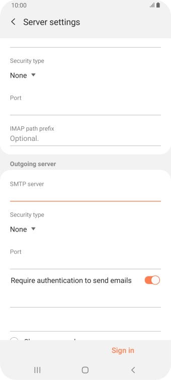 Press the drop down list below 