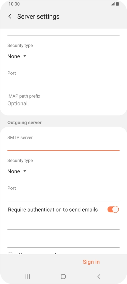 Press the drop down list below 