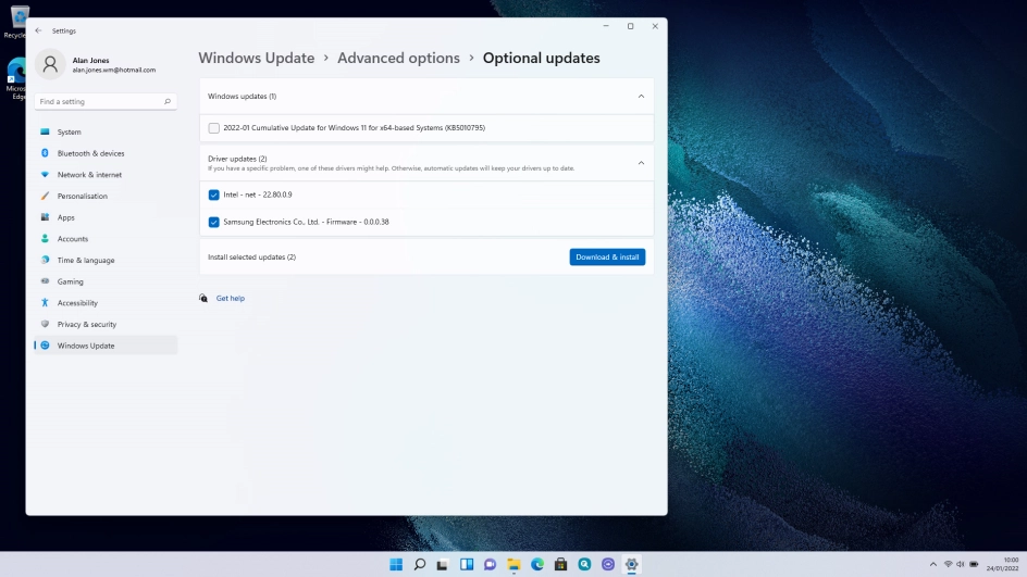 Click Download & install.