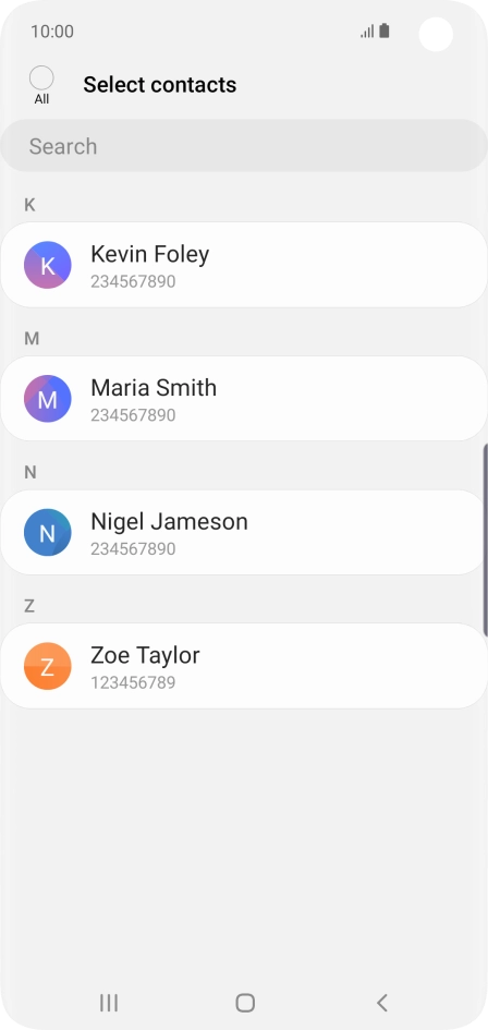 Press the field above 