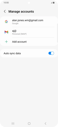 Press the Home key to return to the home screen.