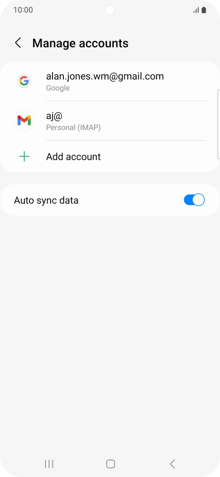 Press the Home key to return to the home screen.