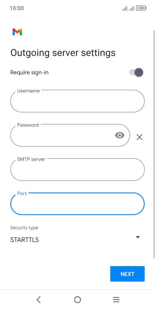Press the drop down list below 