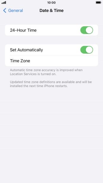 Press the Home key to return to the home screen.