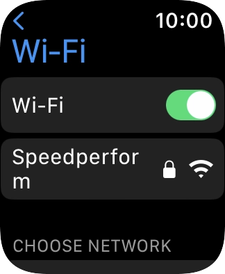 Press the Digital Crown to return to the home screen.