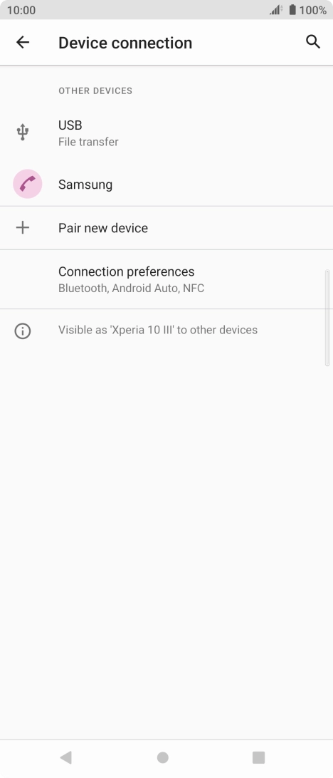 Press the Home key to return to the home screen.