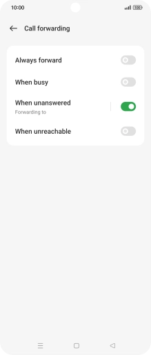 Press the Home key to return to the home screen.