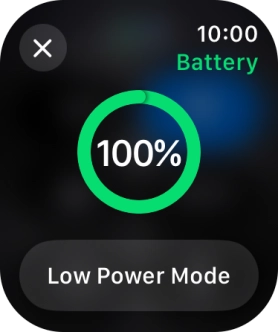 Press Low Power Mode.