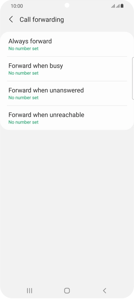 Press the Home key to return to the home screen.