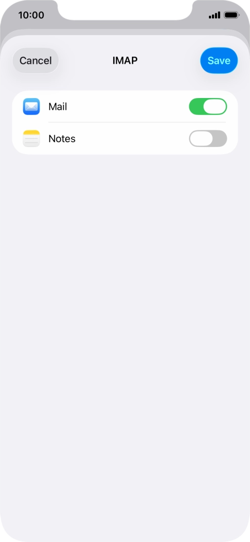 Press Save. Your email account has now been set up. To select more settings for incoming and outgoing server, proceed with the following steps.