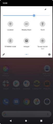 Press STAMINA mode to turn on the function.