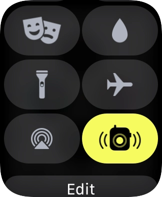 Press the flight mode icon to turn the function on or off.