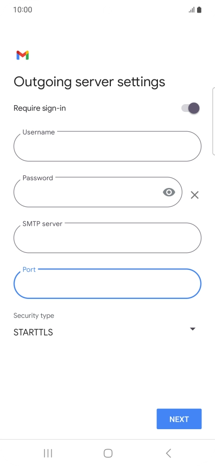 Press the drop down list below 