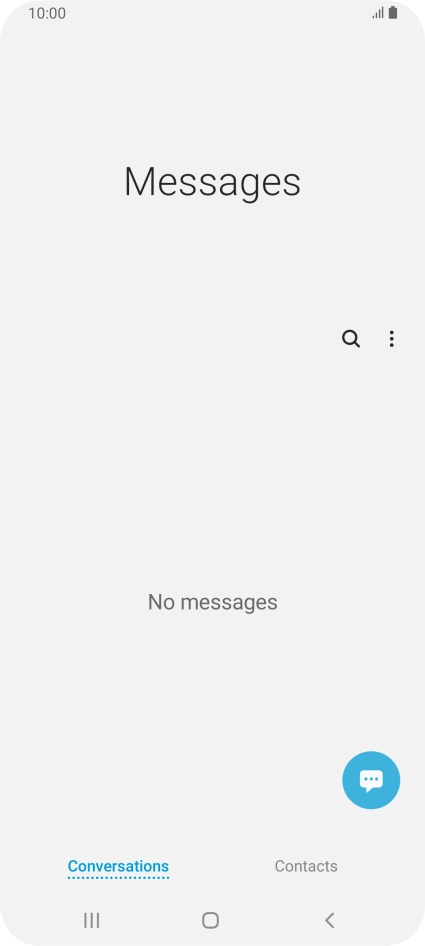 Press the new message icon.
