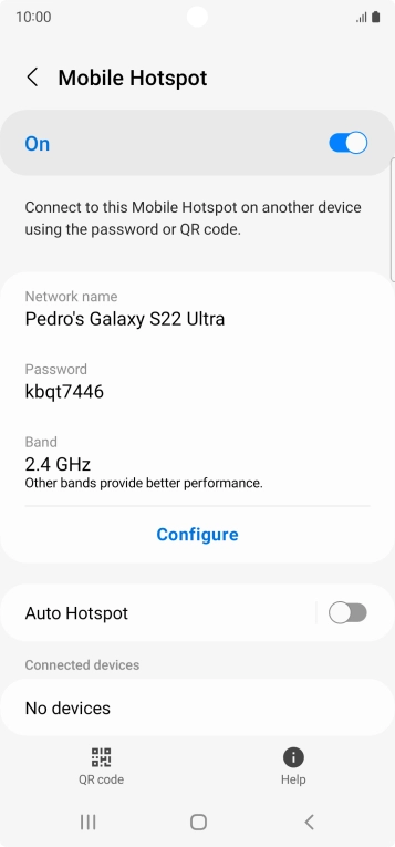 Press the Home key to return to the home screen.
