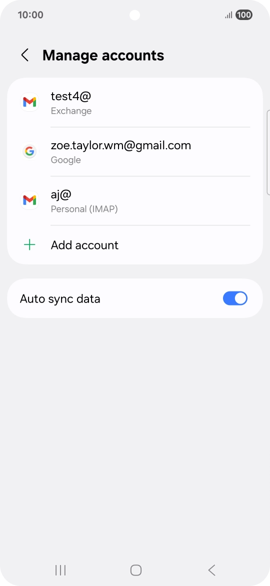 Press the Home key to return to the home screen.