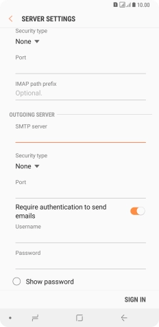 Press the drop down list below 