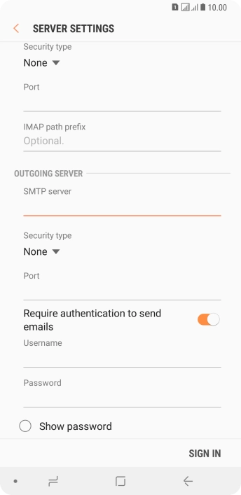 Press the drop down list below 