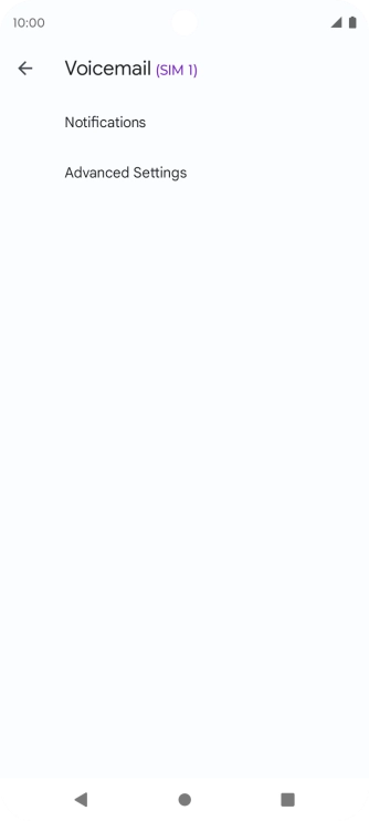 Press Advanced Settings.