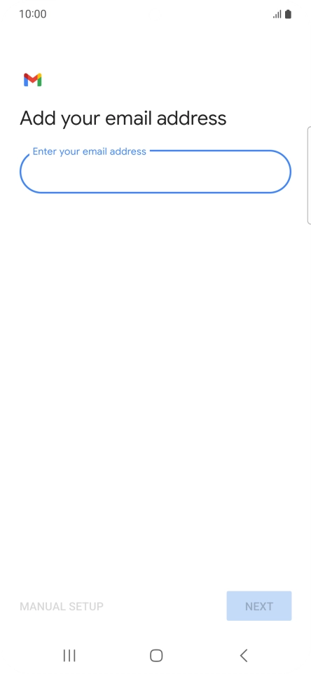 Press the field below 