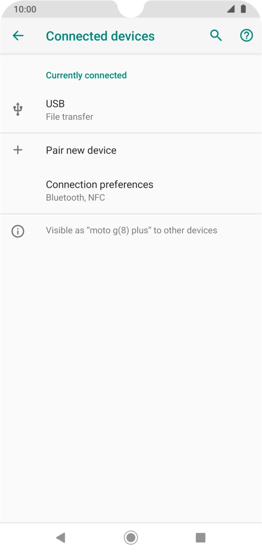 Press Pair new device.