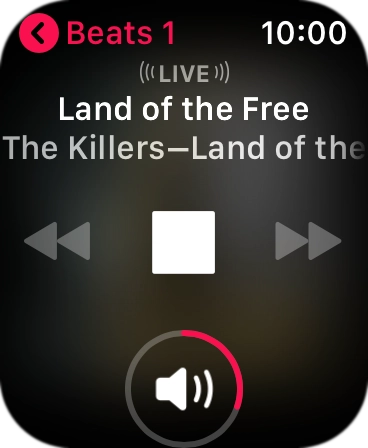 Press the Digital Crown twice to return to the home screen.