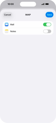 Press Save. Your email account has now been set up. To select more settings for incoming and outgoing server, proceed with the following steps.